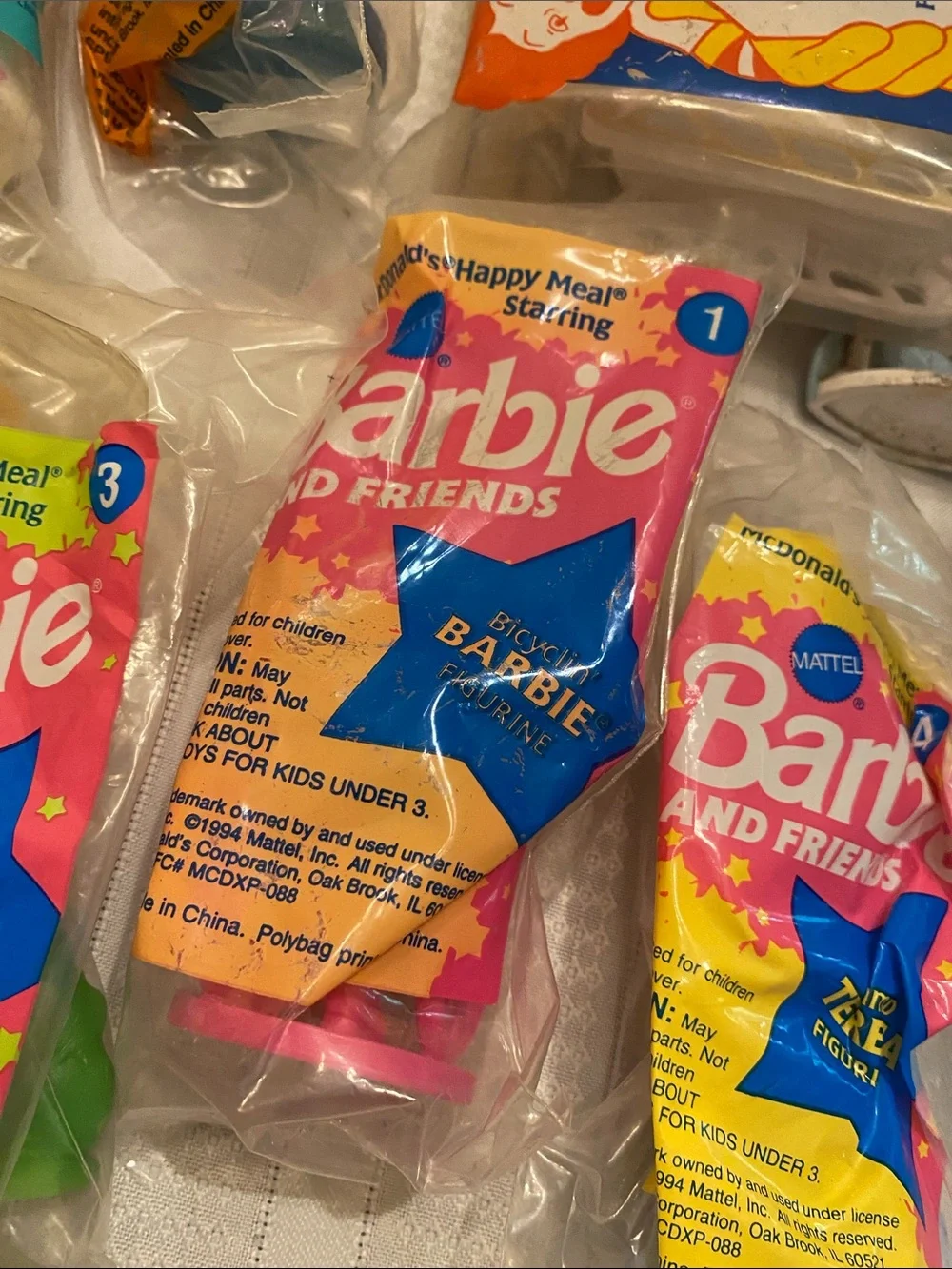 Barbie Happy Meal Toys Mint Condition